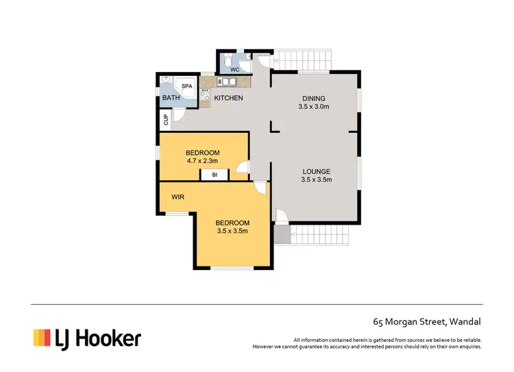 Floorplan of Homely house listing, 65 Morgan Street, Wandal QLD 4700