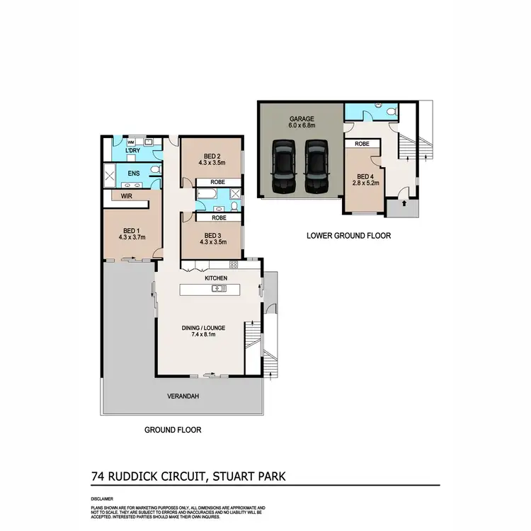 Floorplan of Homely house listing, 74 Ruddick Circuit, Stuart Park NT 820