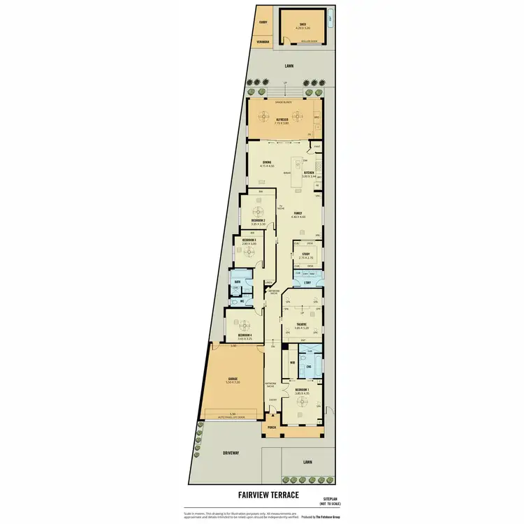 Floorplan of Homely house listing, 34 Fairview Terrace, Clearview SA 5085