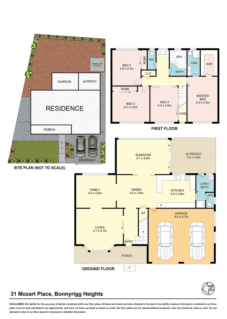 Floorplan of Homely house listing, 31 Mozart Place, Bonnyrigg Heights NSW 2177