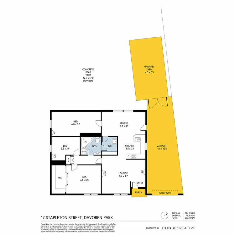 Floorplan of Homely house listing, 17 Stapleton Street, Davoren Park SA 5113