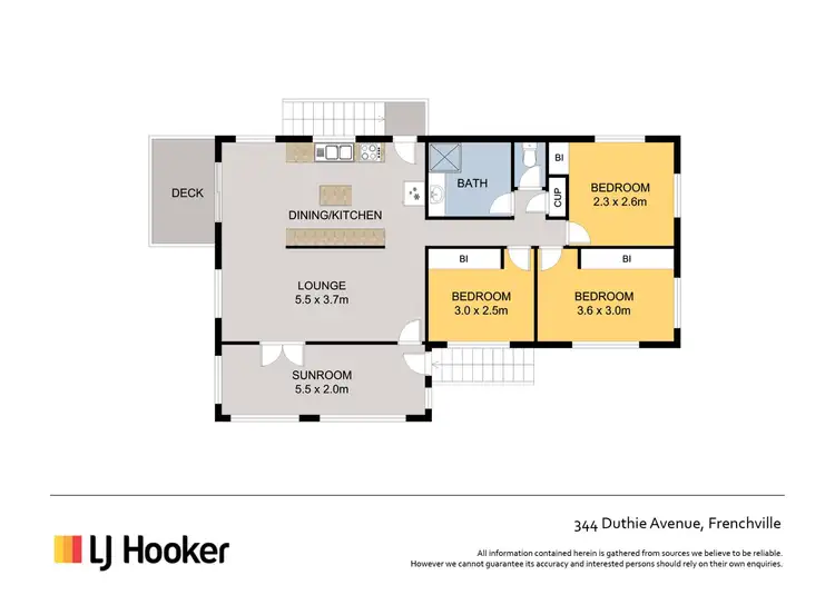 Floorplan of Homely house listing, 344 Duthie Avenue, Frenchville QLD 4701