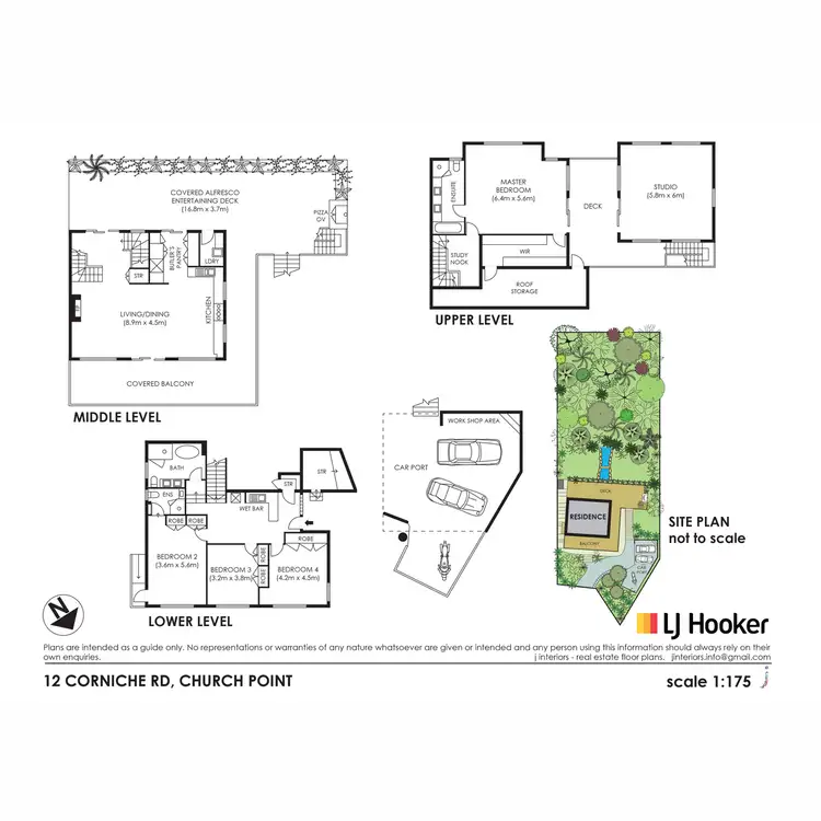 Floorplan of Homely house listing, 12 Corniche Road, Church Point NSW 2105