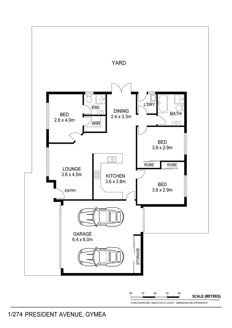 Floorplan of Homely house listing, 1/274 President Avenue, Gymea NSW 2227