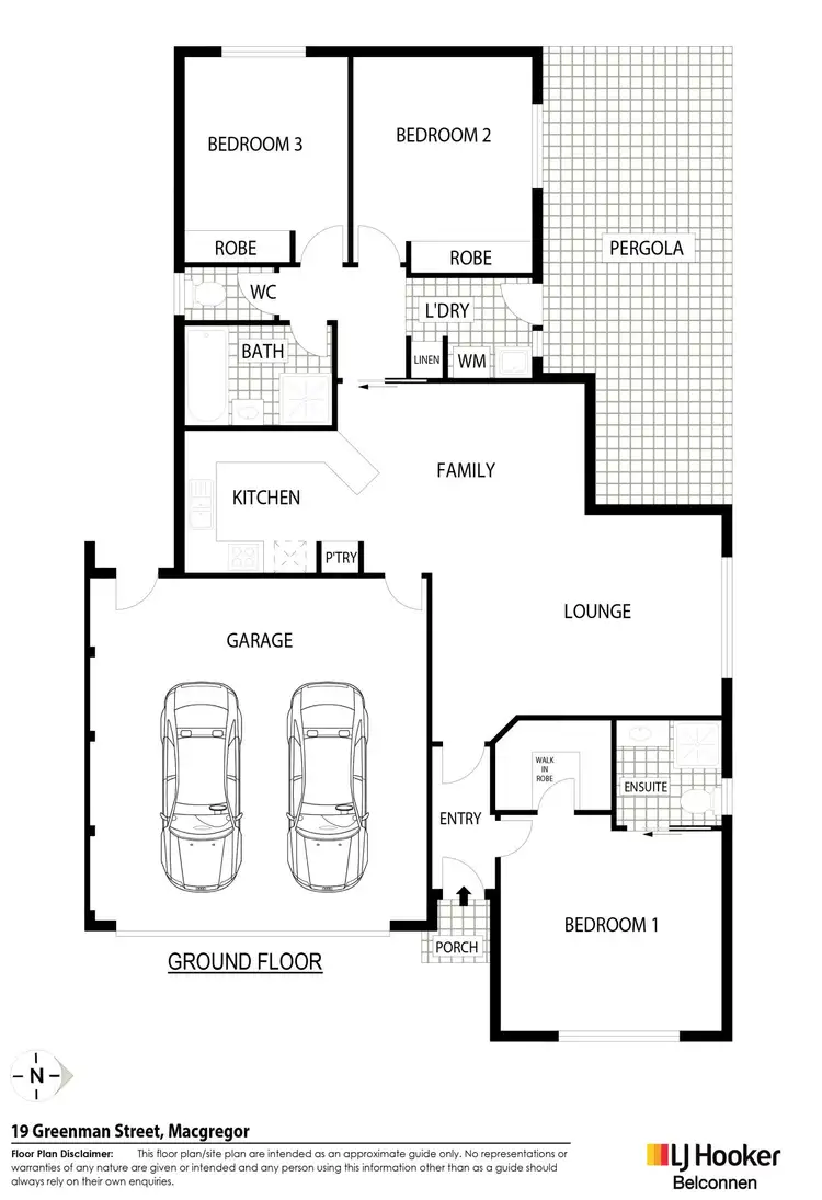 Floorplan of Homely house listing, 19 Greenman Street, Macgregor ACT 2615
