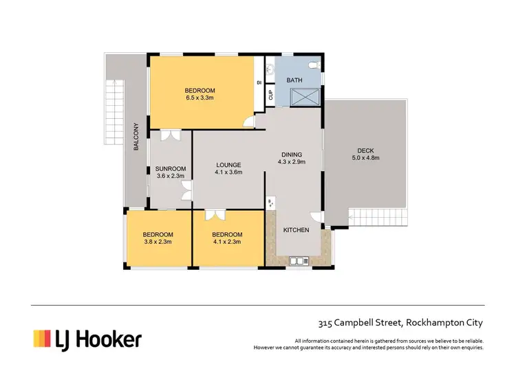Floorplan of Homely house listing, 315 Campbell Street, Rockhampton City QLD 4700
