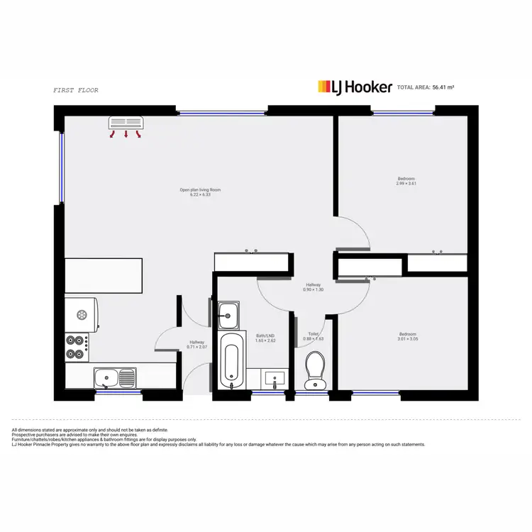 Floorplan of Homely unit listing, 9/13 Fleming Street, Glenorchy TAS 7010