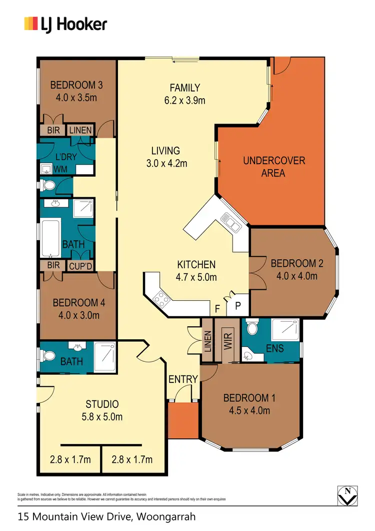 Floorplan of Homely house listing, 15 Mountain View Drive, Woongarrah NSW 2259