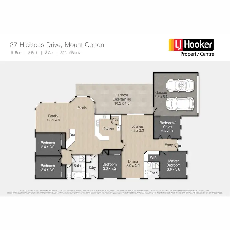 Floorplan of Homely house listing, 37 Hibiscus Drive, Mount Cotton QLD 4165