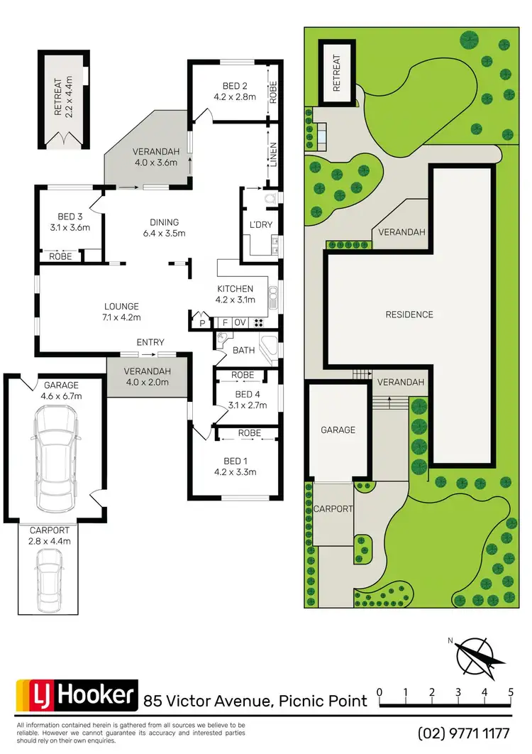 Floorplan of Homely house listing, 85 Victor Avenue, Picnic Point NSW 2213