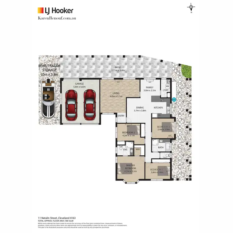 Floorplan of Homely house listing, 11 Natalin Street, Cleveland QLD 4163
