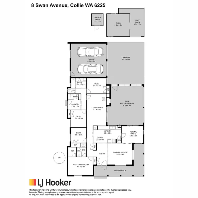 Floorplan of Homely house listing, 8 Swan Avenue, Collie WA 6225