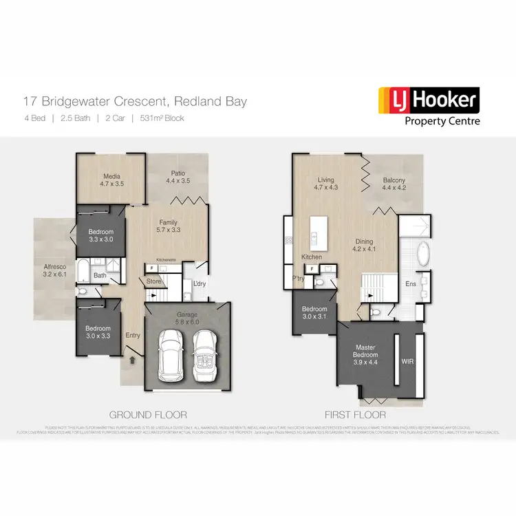 Floorplan of Homely house listing, 17 Bridgewater Crescent, Redland Bay QLD 4165