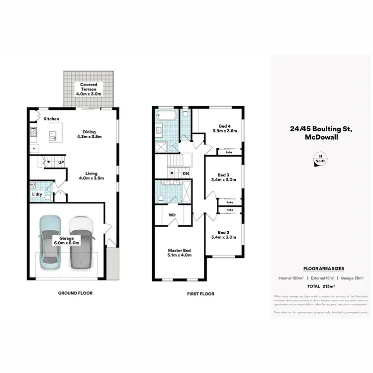 Floorplan of Homely townhouse listing, 24/45 Boulting Street, Mcdowall QLD 4053