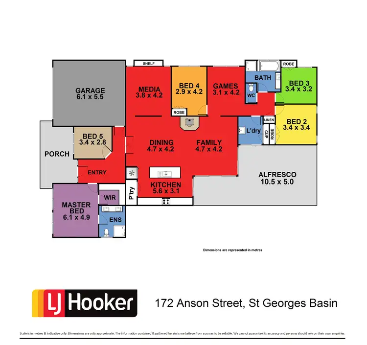 Floorplan of Homely house listing, 172 Anson Street, St Georges Basin NSW 2540