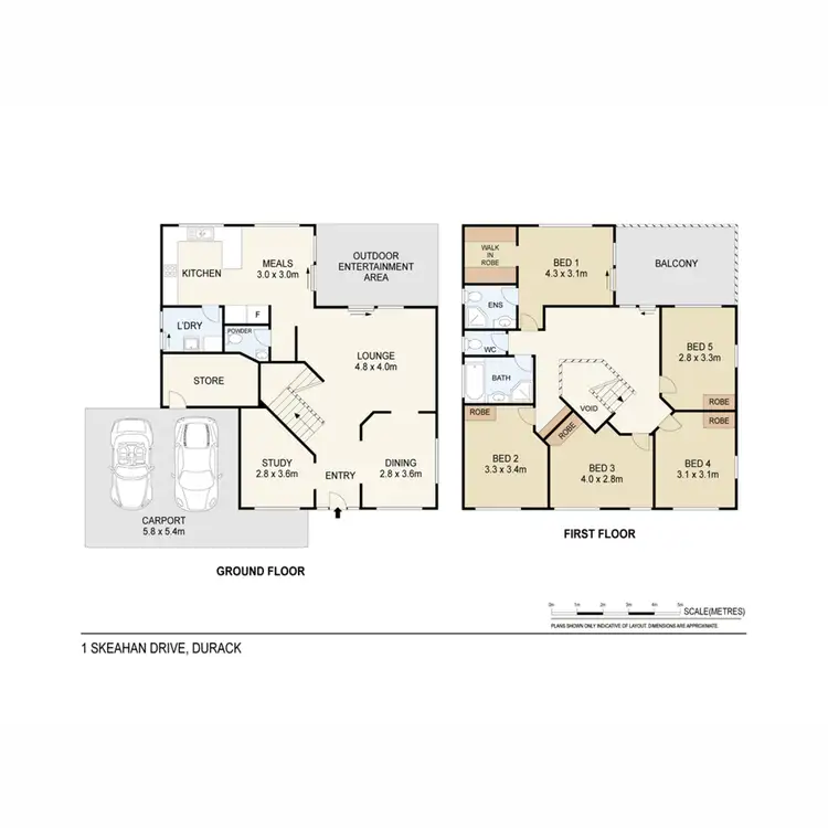 Floorplan of Homely house listing, 1 Skeahan Drive, Durack NT 830