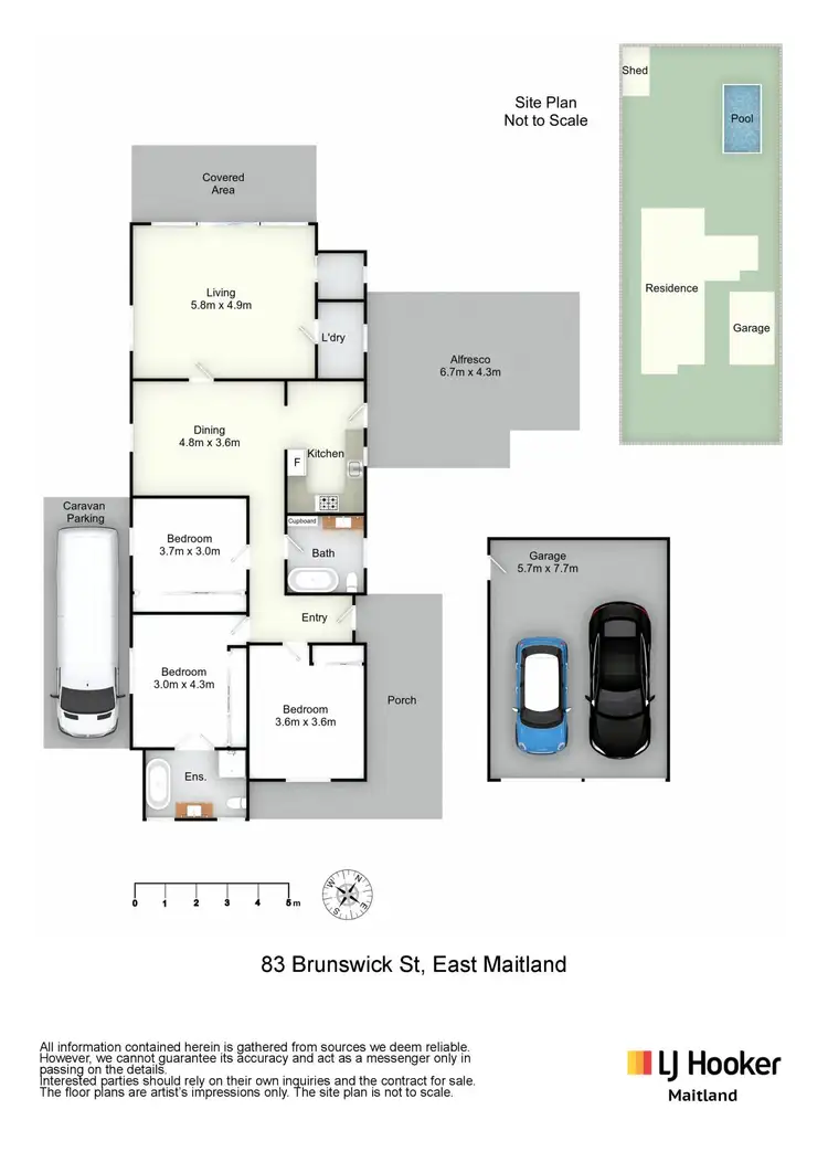 Floorplan of Homely house listing, 83 Brunswick Street, East Maitland NSW 2323