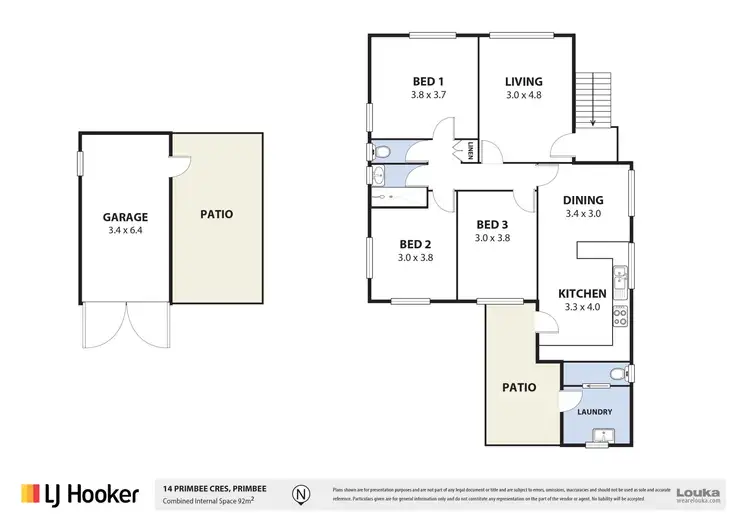 Floorplan of Homely house listing, 14 Primbee Crescent, Primbee NSW 2502