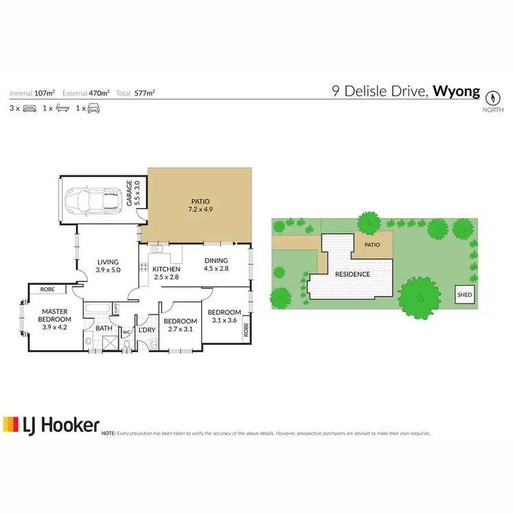 Floorplan of Homely house listing, 9 De Lisle Drive, Watanobbi NSW 2259