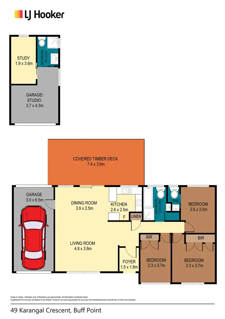 Floorplan of Homely house listing, 49 Karangal Crescent, Buff Point NSW 2262