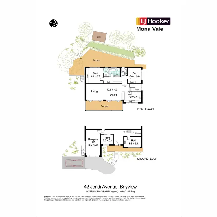 Floorplan of Homely house listing, 42 Jendi Avenue, Bayview NSW 2104