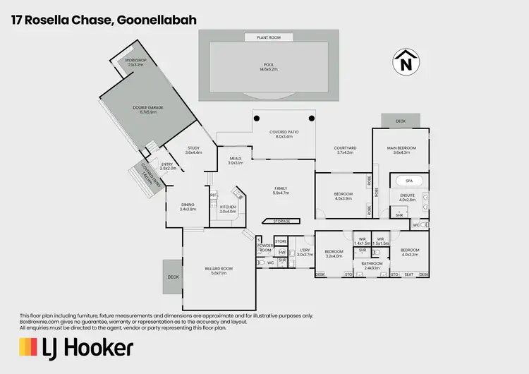 Floorplan of Homely house listing, 17 Rosella Chase, Goonellabah NSW 2480