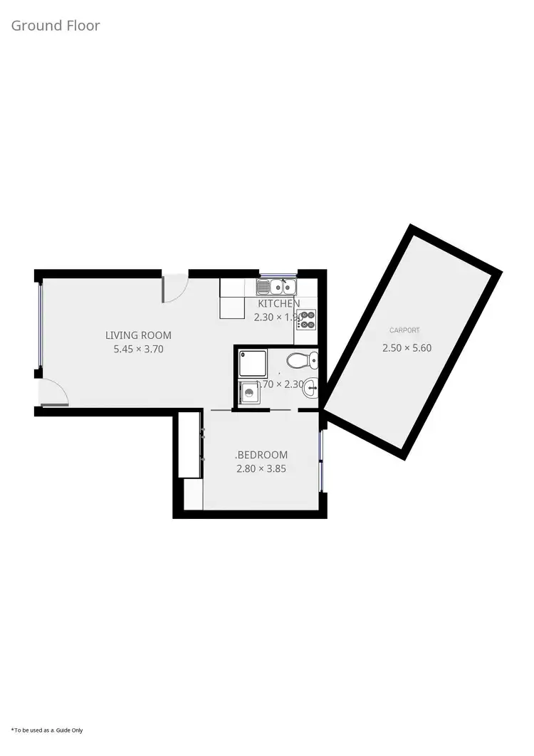 Floorplan of Homely unit listing, Unit 3/1344 Murradoc Road, St Leonards VIC 3223