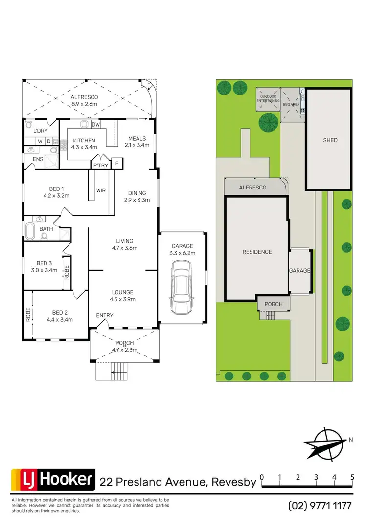 Floorplan of Homely house listing, 22 Presland Avenue, Revesby NSW 2212
