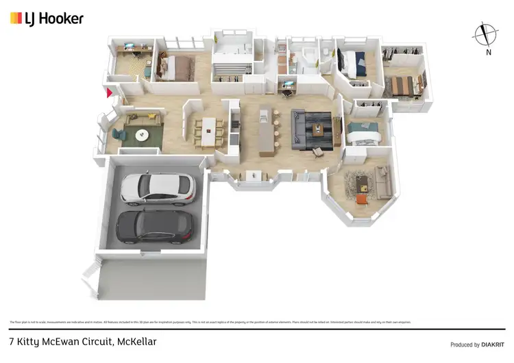 Floorplan of Homely house listing, 7 Kitty McEwan Circuit, Mckellar ACT 2617