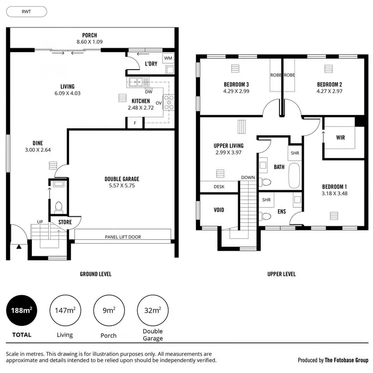 Floorplan of Homely townhouse listing, 1/1 Keith Street, Hectorville SA 5073
