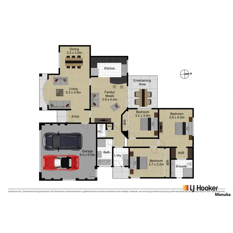 Floorplan of Homely townhouse listing, 5/27 Temperley Street, Nicholls ACT 2913