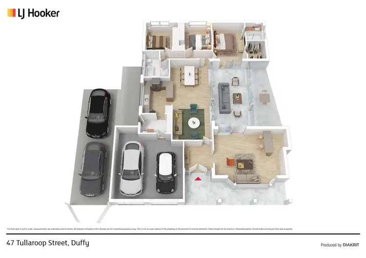 Floorplan of Homely house listing, 47 Tullaroop Street, Duffy ACT 2611