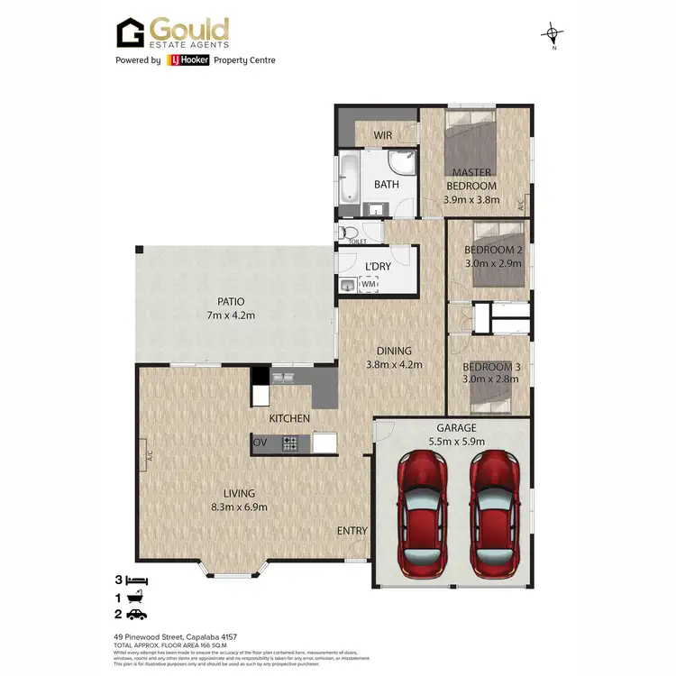 Floorplan of Homely house listing, 49 Pinewood Street, Capalaba QLD 4157