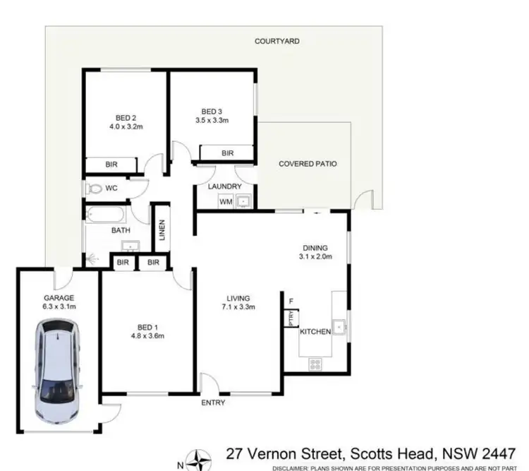 Floorplan of Homely house listing, 27 Vernon Street, Scotts Head NSW 2447