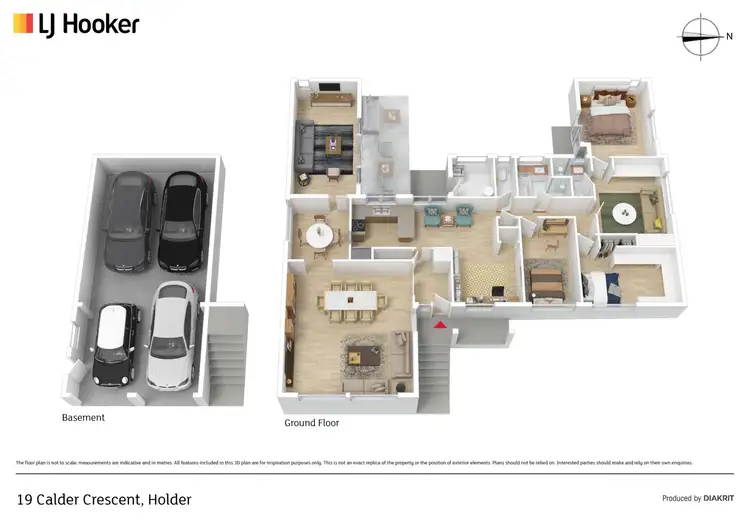 Floorplan of Homely house listing, 19 Calder Crescent, Holder ACT 2611
