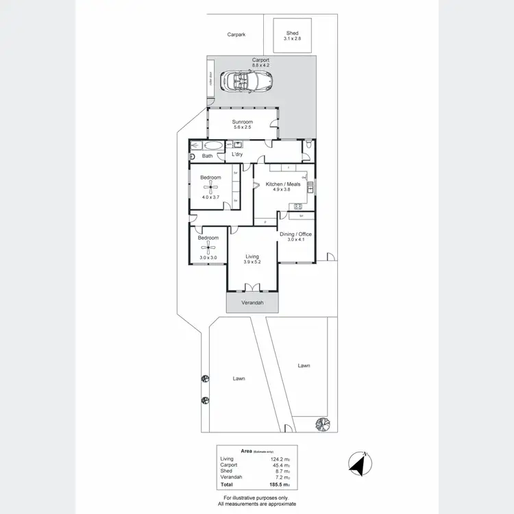 Floorplan of Homely house listing, 6 Cliff Street, Glenelg East SA 5045
