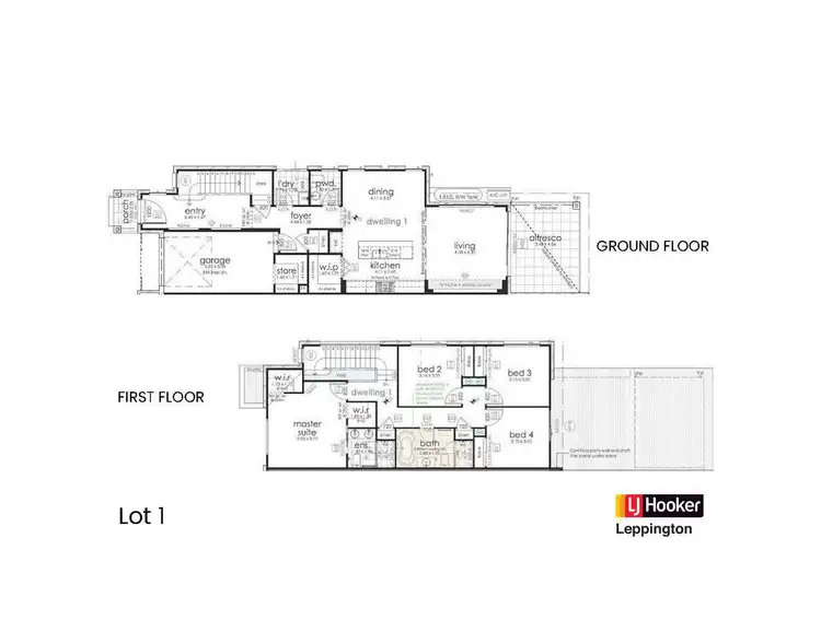 Floorplan of Homely house listing, 1/32 Bega Street, Gregory Hills NSW 2557