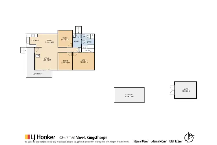 Floorplan of Homely house listing, 30 Graman Street, Kingsthorpe QLD 4400