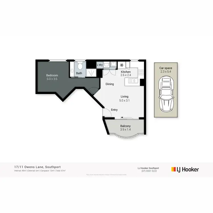 Floorplan of Homely unit listing, 17/11 Owens Lane, Southport QLD 4215