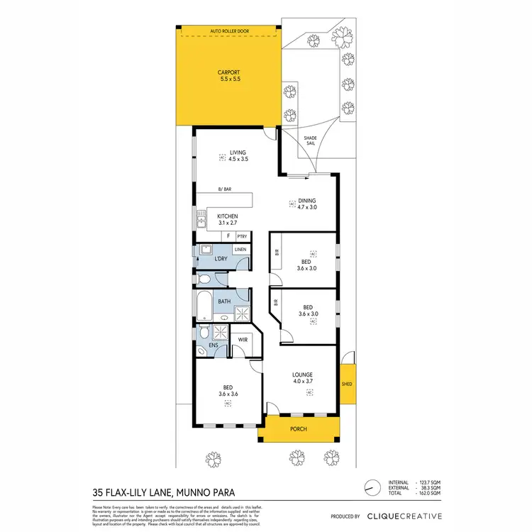 Floorplan of Homely house listing, 35 Flax-Lily Lane, Munno Para SA 5115