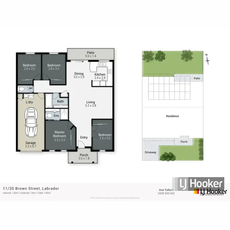 Floorplan of Homely villa listing, 11/20 Brown Street, Labrador QLD 4215