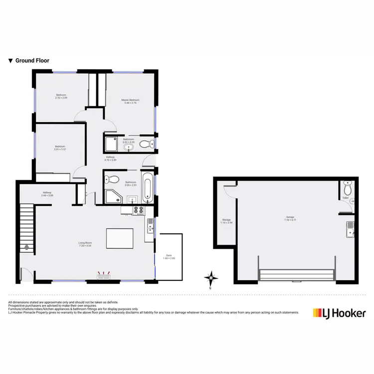 Floorplan of Homely villa listing, 2/20 Northsun Place, Midway Point TAS 7171