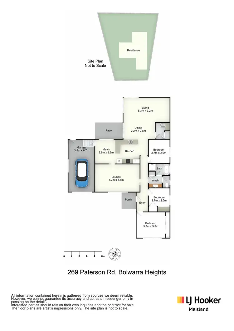 Floorplan of Homely house listing, 269 Paterson Road, Bolwarra Heights NSW 2320