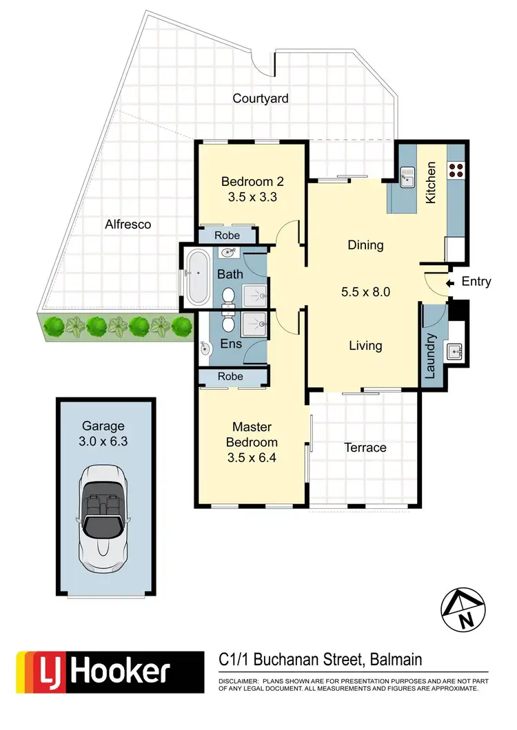Floorplan of Homely apartment listing, C1/1 Buchanan Street, Balmain NSW 2041
