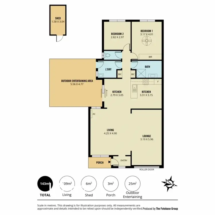 Floorplan of Homely unit listing, 12/25 Holmes Street, Willaston SA 5118