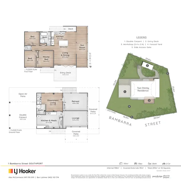 Floorplan of Homely house listing, 1 Bambarra Street, Southport QLD 4215