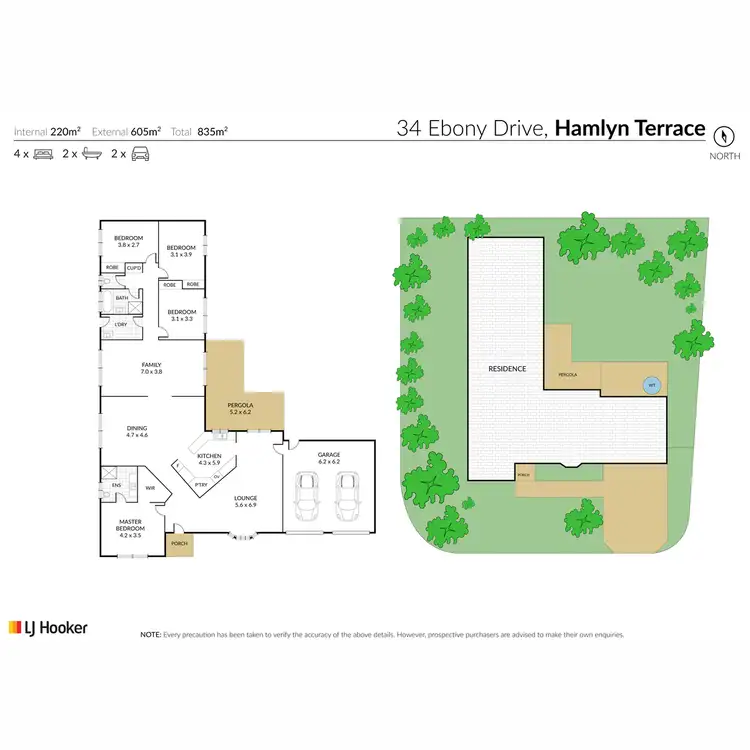 Floorplan of Homely house listing, 34 Ebony Drive, Hamlyn Terrace NSW 2259