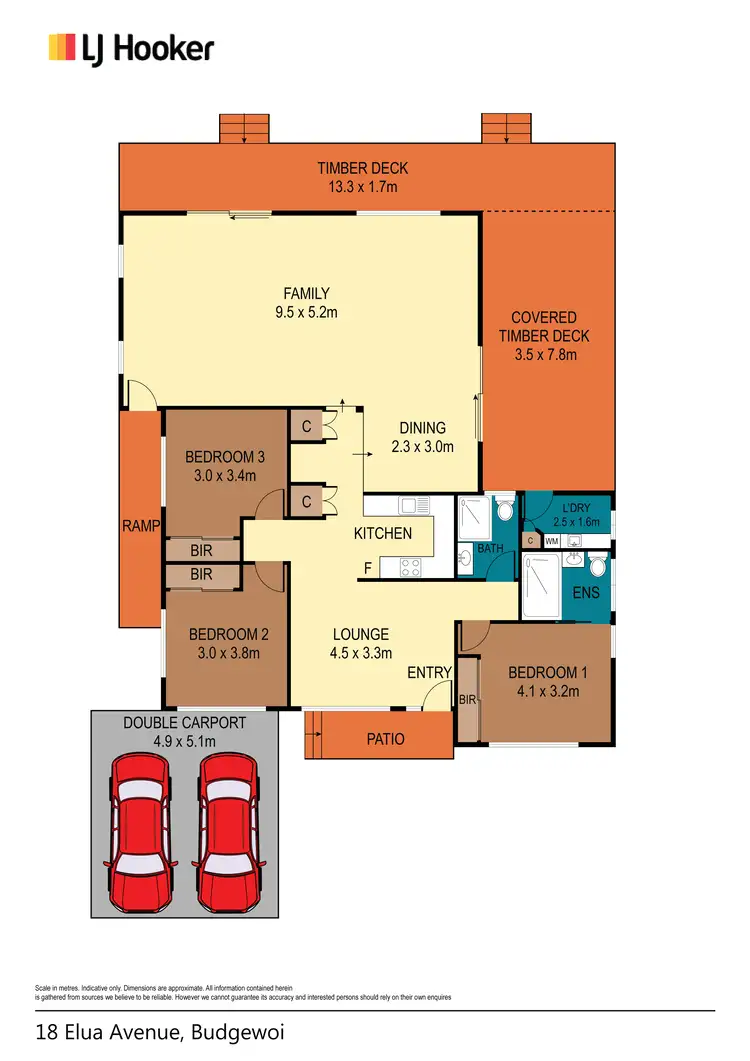 Floorplan of Homely house listing, 18 Elua Avenue, Budgewoi NSW 2262