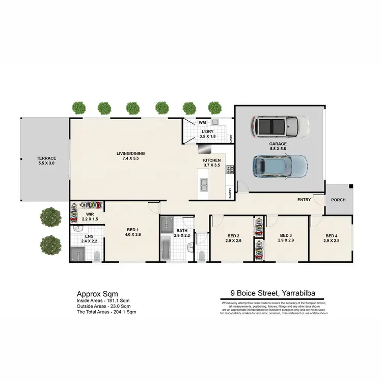 Floorplan of Homely house listing, 9 Boice Street, Yarrabilba QLD 4207