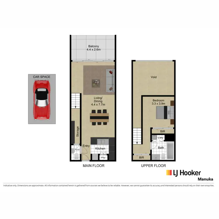 Floorplan of Homely apartment listing, 28/10 Burke Crescent, Kingston ACT 2604